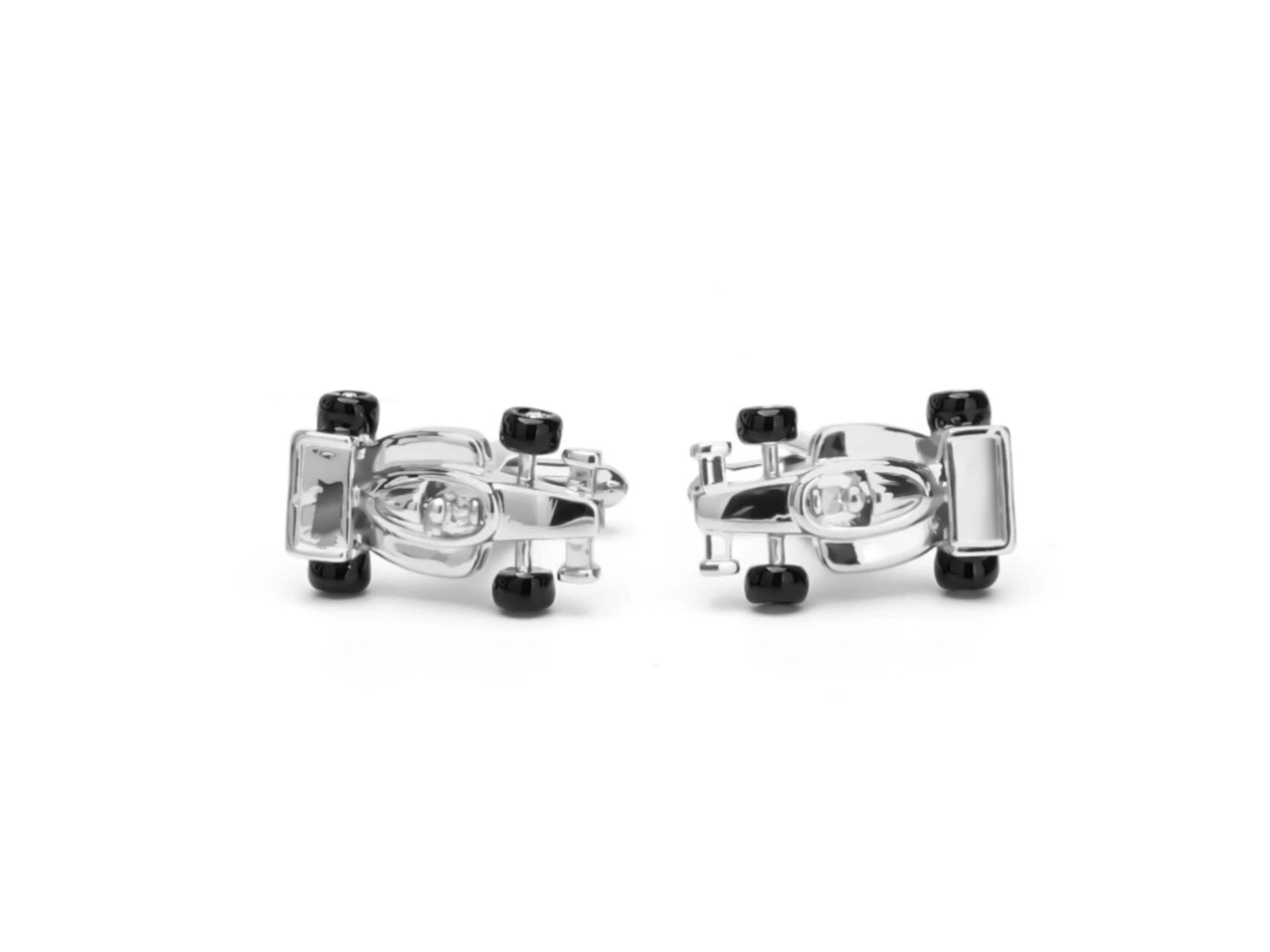 Sports Car Cufflinks, Silver Racing Sports Car Metal Cuff Links, Car Lover Initials Suit Shirt Luxury Men’s Accessories