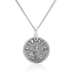 Triple Moon Goddess Pendant Triple Moon Goddess Necklace Triple Moon Goddess Pendant Triple Moon Goddess Necklace
