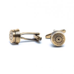 Gemelos de bala de latón, cartucho de escopeta calibre 12, regalo de boda para caza