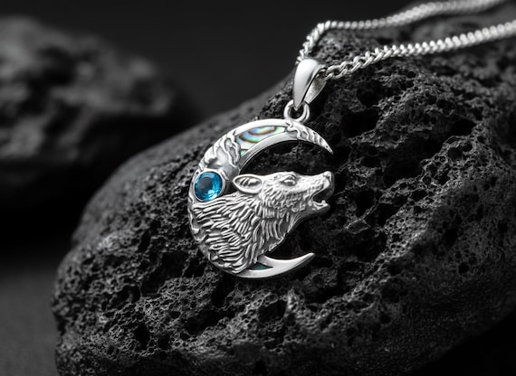 Pendentif Argent 925 Fait Main Pierre Howlite Blanche - Bijou Authentique