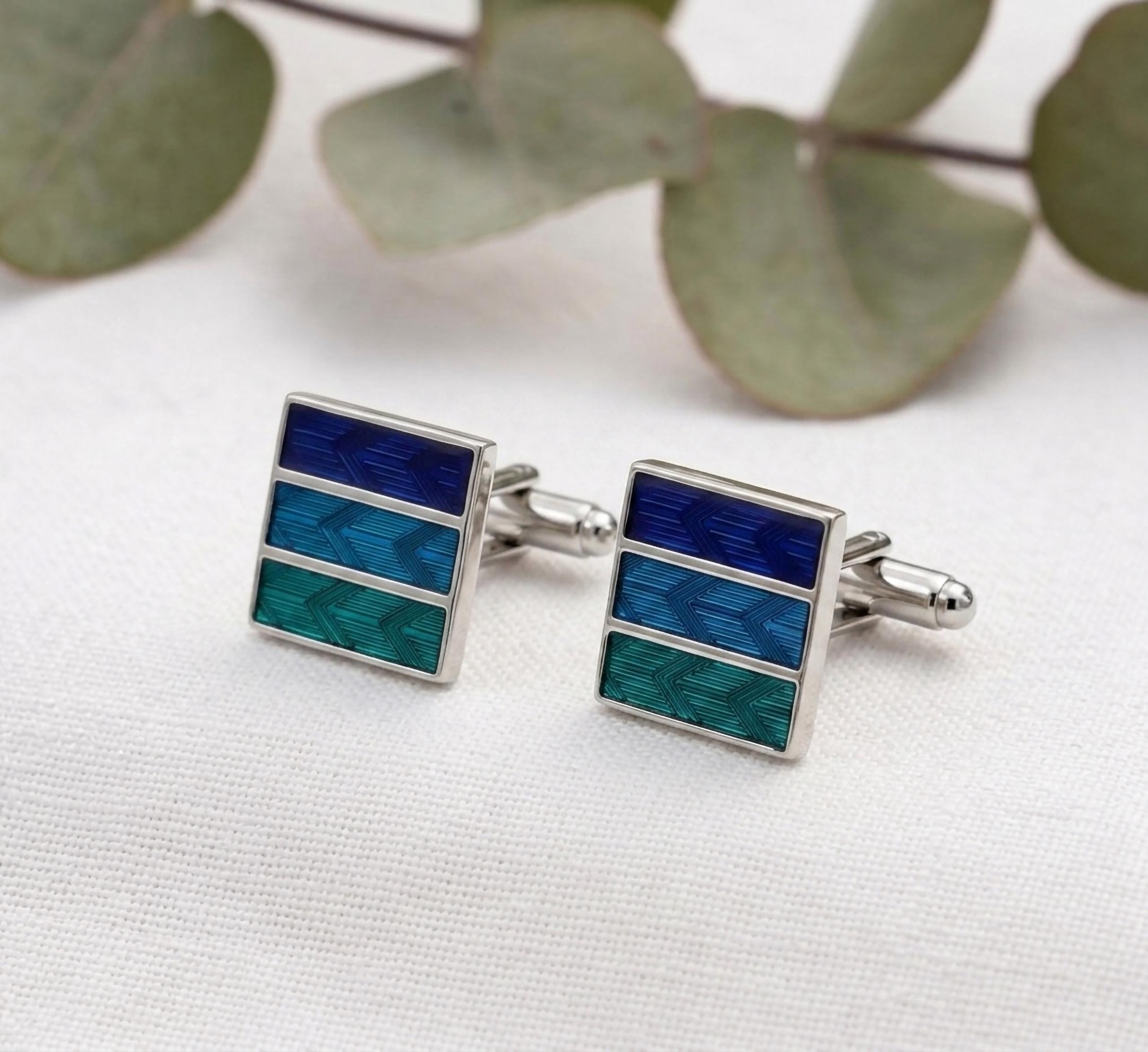 サファイアのカフスボタン - Etsy 日本