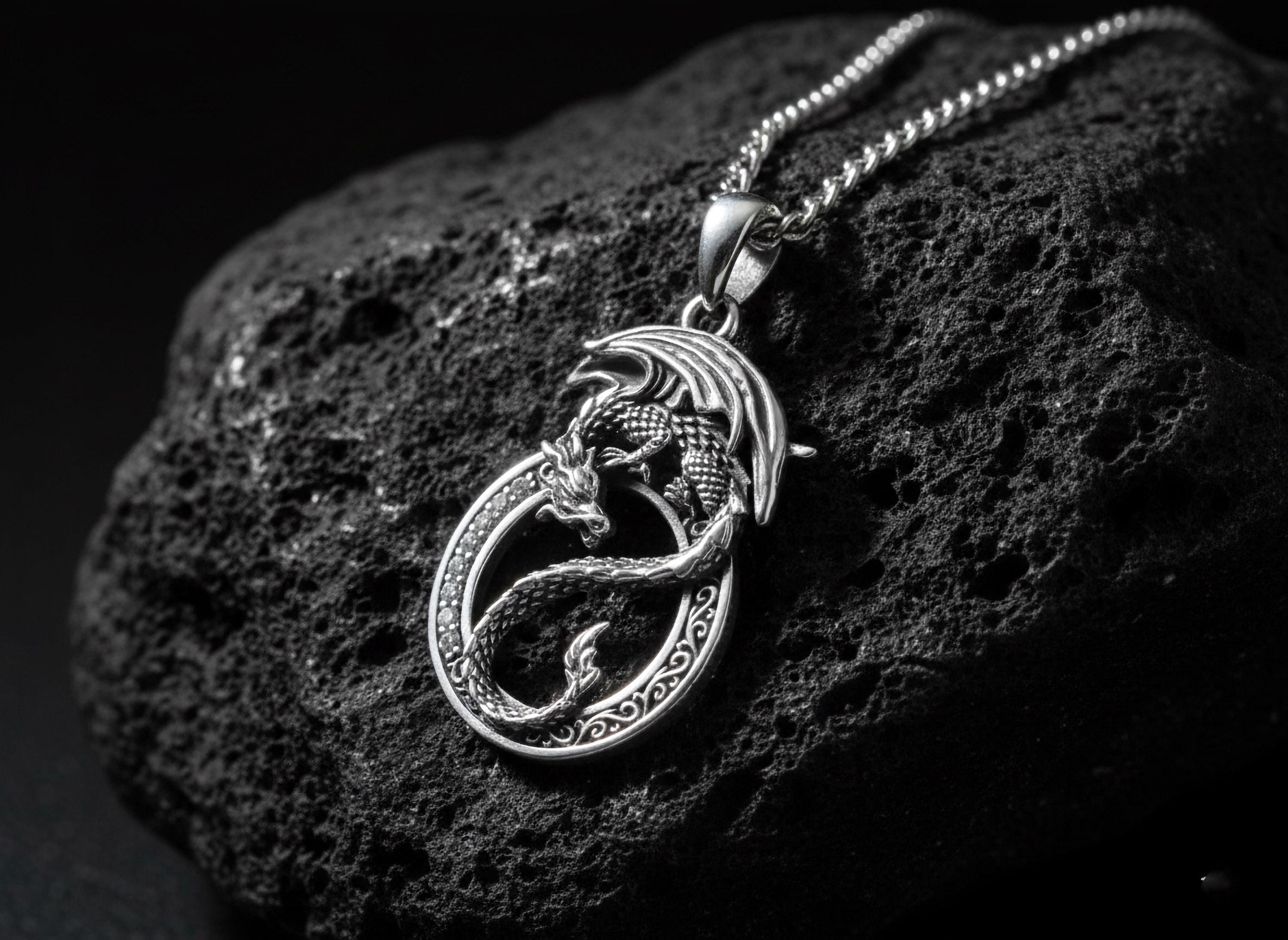 Chinese silver necklace vintage - Etsy 日本