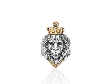 König der Löwen Kopf Vintage Siegelring / König der Löwenkopf Vintage Siegelring / König der Löwen Herren Ring / König der Löwen Siegelring Geschenk für Männer