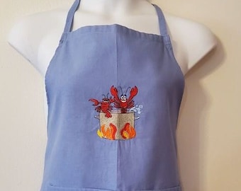 Crawfish Boil Apron with Pockets