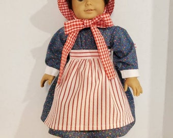 Pioneer Apron for 18 Inch Dolls Like American Girl