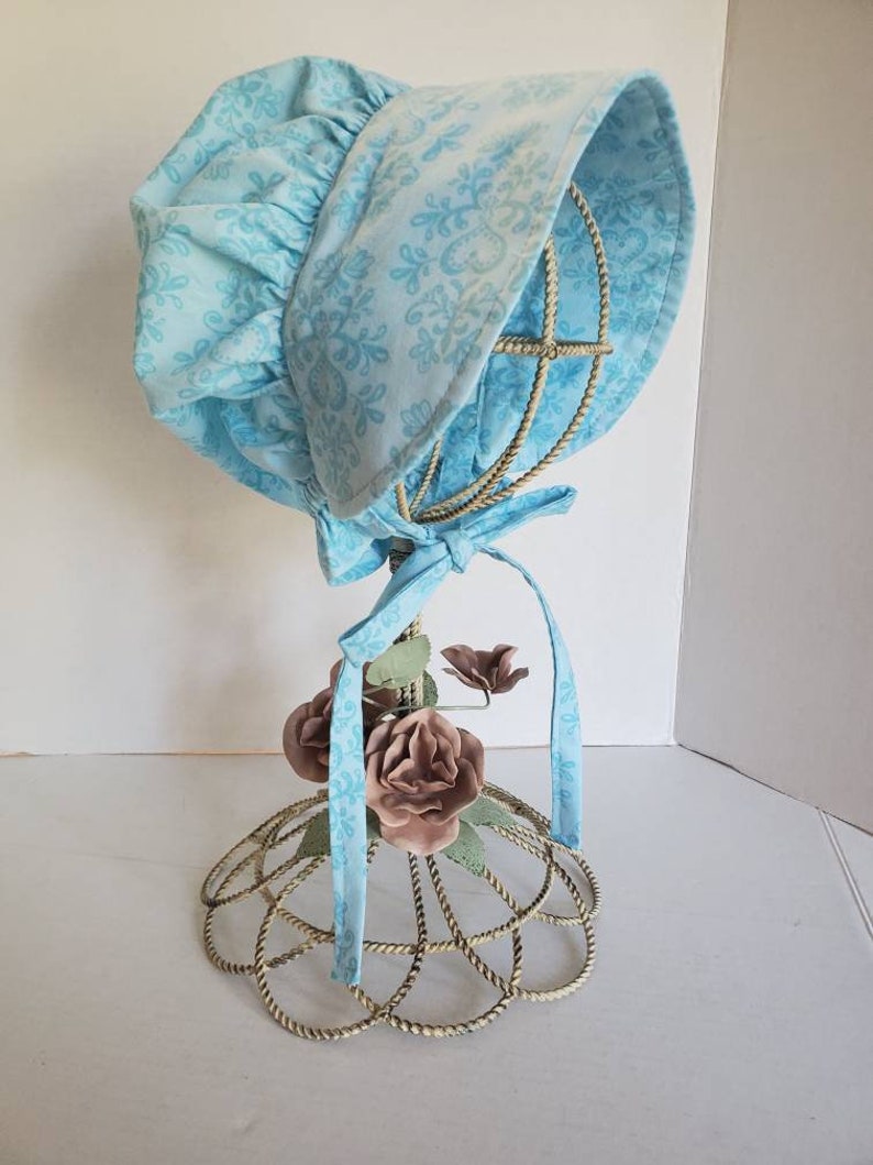 Light Blue Pioneer Bonnet for Girls