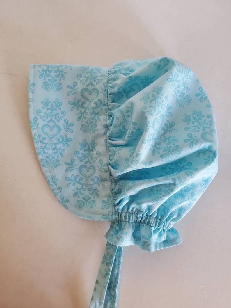Light Blue Pioneer Bonnet for Girls