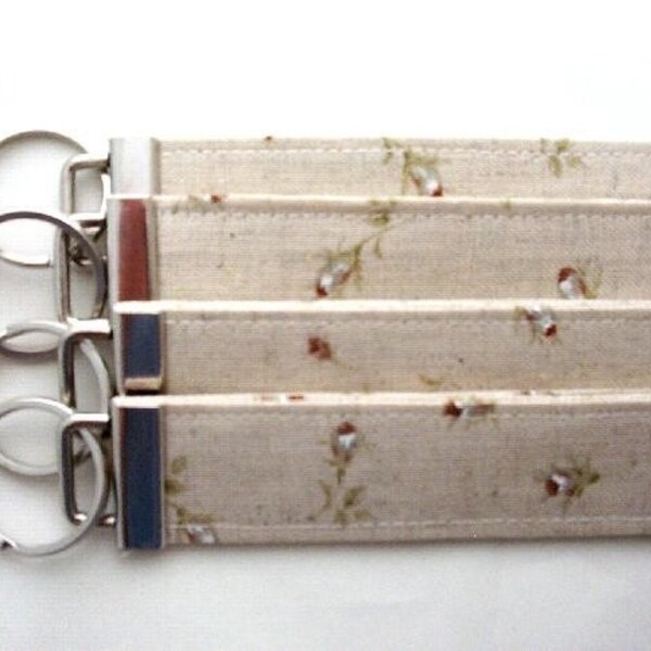 Rose Bud Key Fob Wristlet