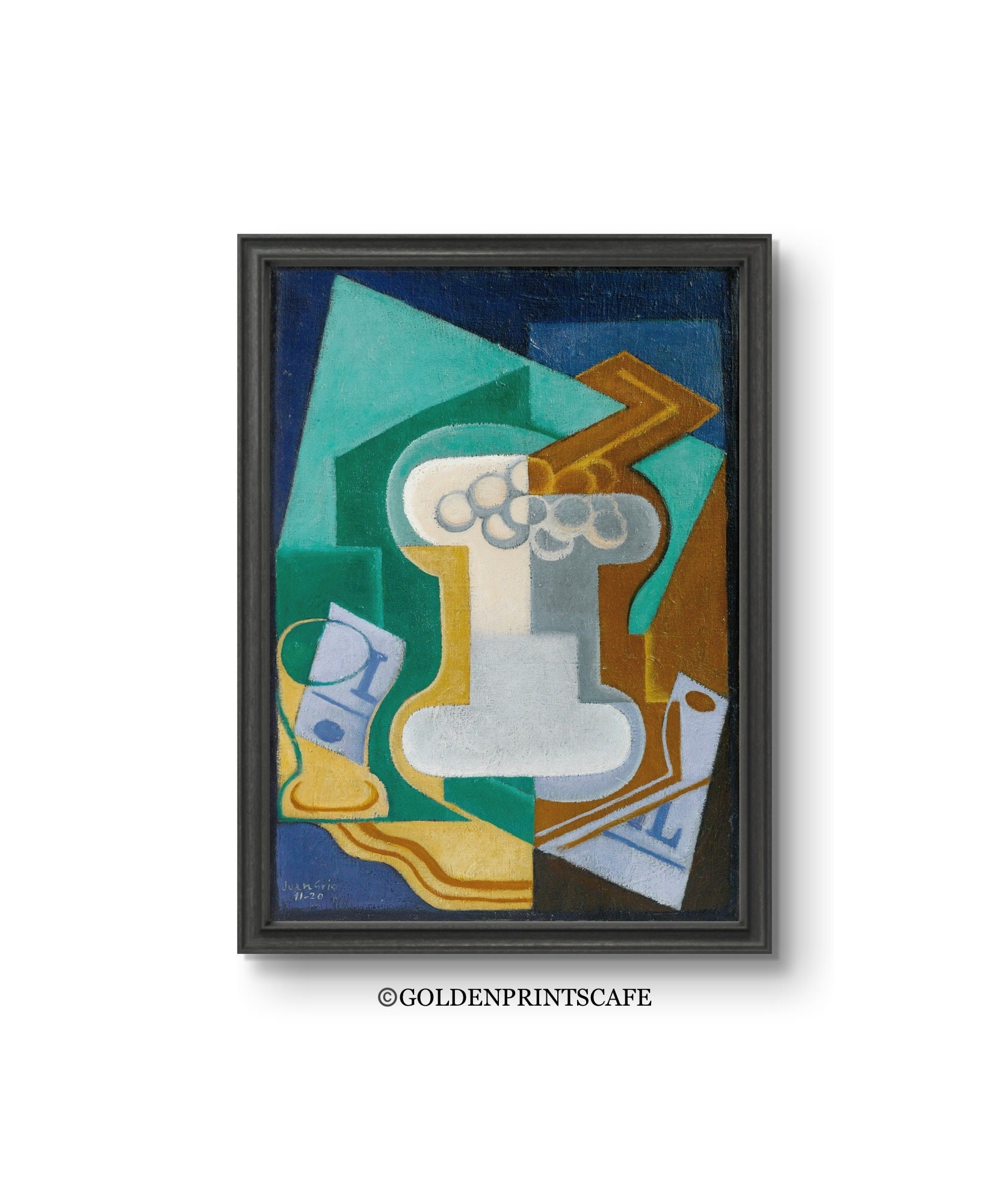 Printable Art⎜verre Et Fruits (1920) Juan Gris⎜vintage