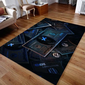 Dollar Printed Rug, Rich Rug, Cool Rug, Modern Carpet, Popular Carpet, Living Room Rug, Custom Rug, Gift Rug, Decorative Carpets, Richer Mat