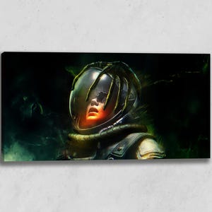 Alien Canvas Wall Art |Alien Romulus Poster Print | Movie Gift for Him, Her | Alien Movie Canvas Art