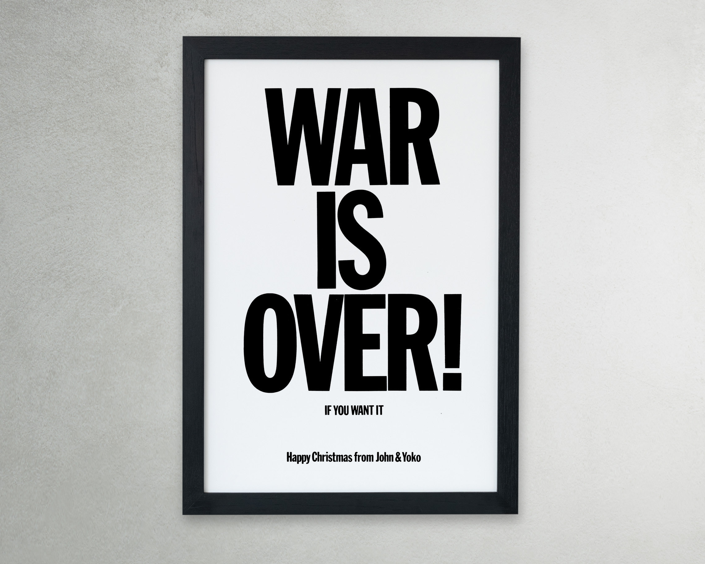John Lennon War is Over Poster - Etsy
