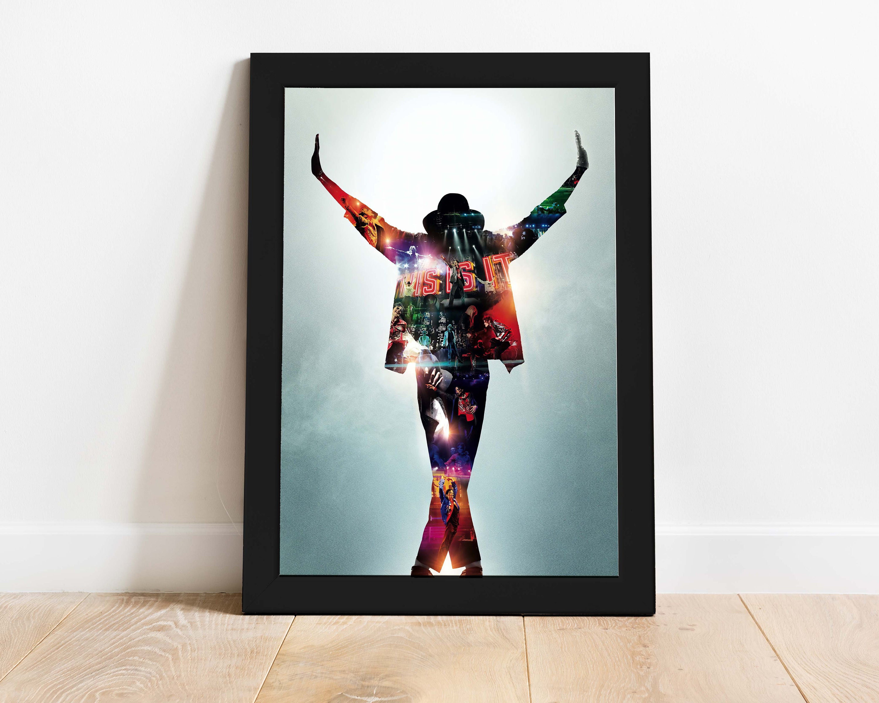 額装品/Michael Jackson ON the Wall/カウズ/ブラック 【公式通販】