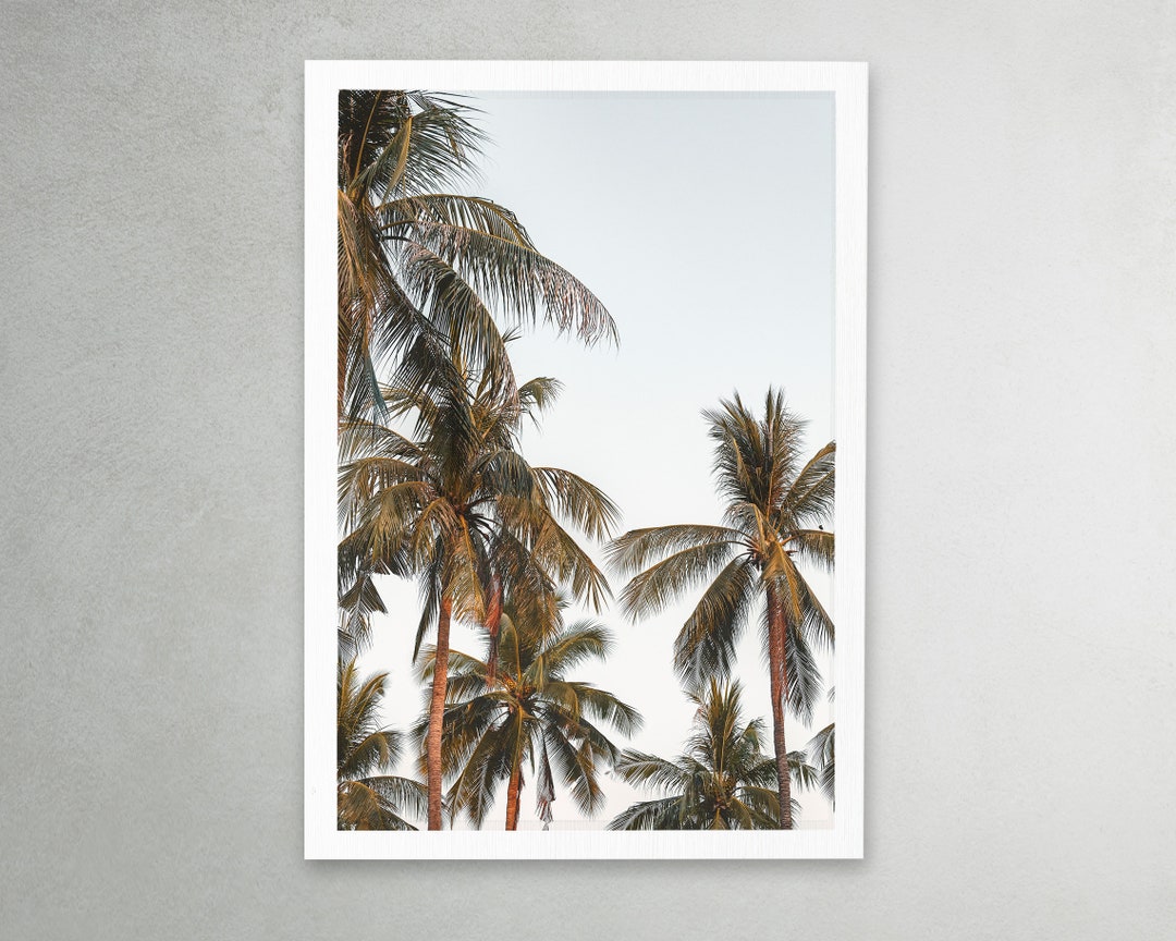 Palm Tree Print | Palm Tree Wall Art Poster | Tropical Wall Art | Boho ...