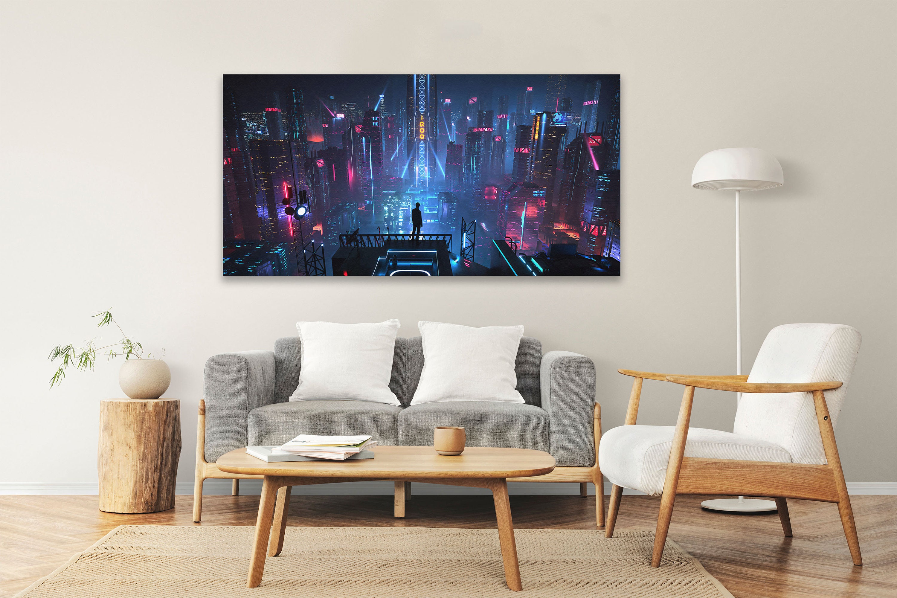 Cyberpunk 2077 5 Piece of Canvas Wall Artwork - Cyberpunk 2077 Art ...