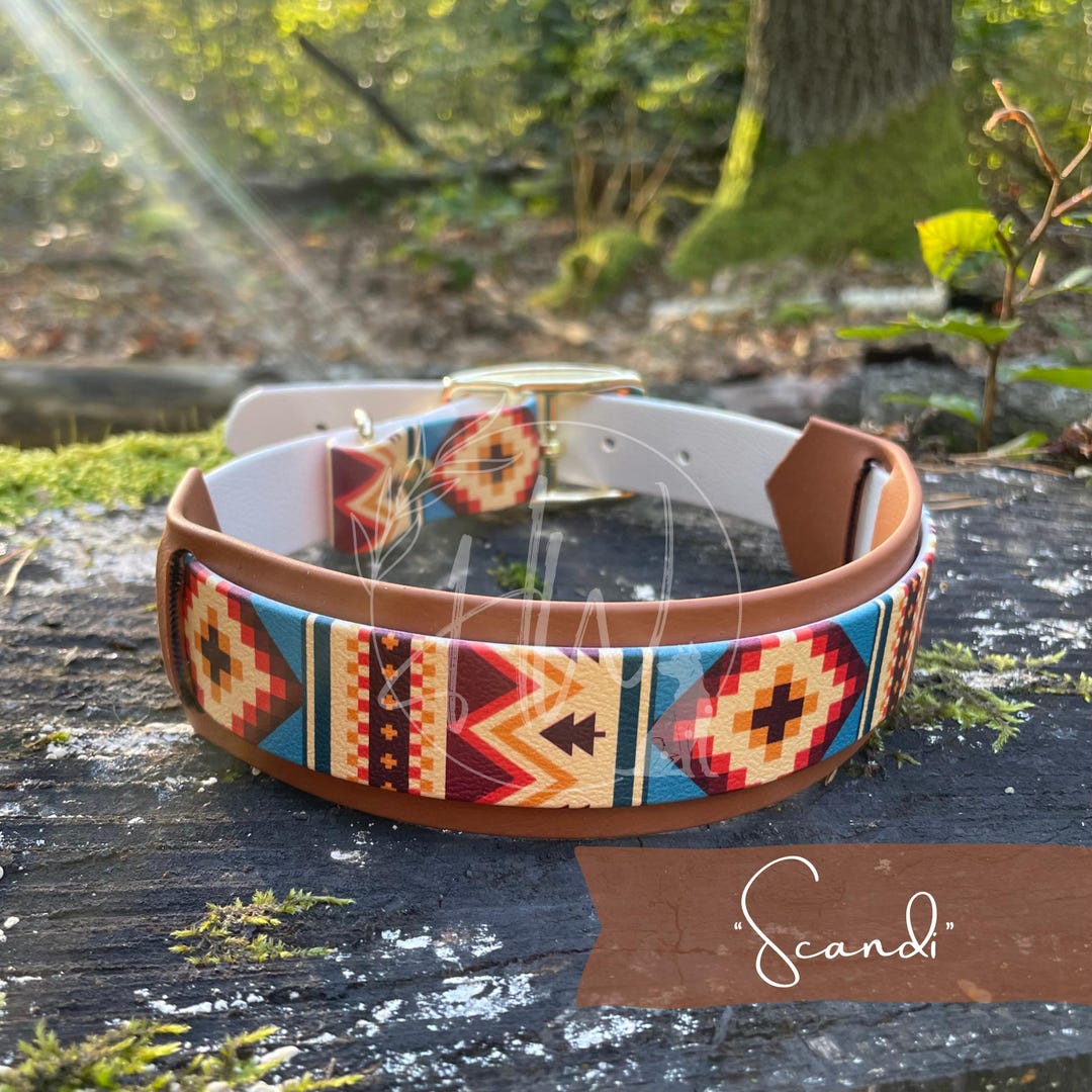 Breites BioThane-Hundehalsband – 38 Mm, 45–55 Cm, Dunkelbraun, Wasserfest & Hautfreundlich