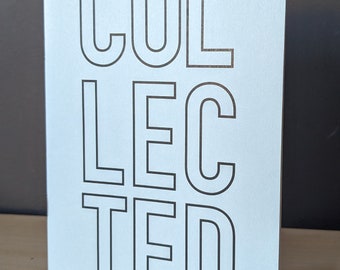 Collected Zine pamphlet about collecting  - color photos text essays - variety of what people collect!