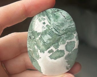Pietra da palmo in diaspro unicorno ~ Pietra da palmo in diaspro marino pastello ~ Diaspro oceanico ~ Regalo di cristallo ~ Pietra tascabile ~ Pietra energetica ~ Pietra curativa ~ Reiki
