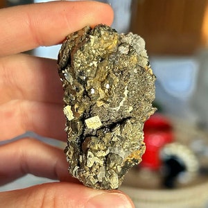 Stunning Raw Pyrite Specimen ~ Beautiful Pyrite Specimen ~ Pyrite Cluster ~ Raw Crystal Specimen ~ Pyrite