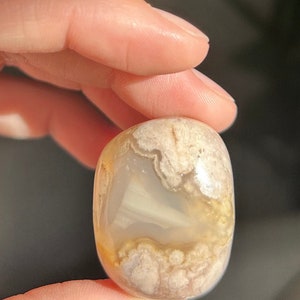 Beautiful Large Flower Agate Tumble ~ Tumbled Flower Agate ~ Flower Agate