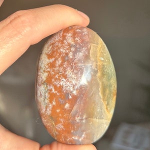 Beautiful Ocean Jasper Palm Stone ~ Ocean Jasper Palm Stone ~  Ocean Jasper
