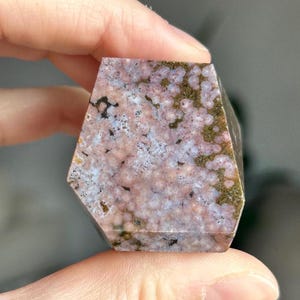 Pink Ocean Jasper Free Form ~ Ocean Jasper Free Form ~ Ocean Jasper ~ High Quality Ocean Jasper ~ Veinless Ocean Jasper
