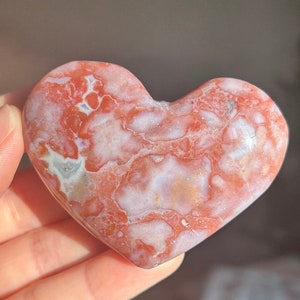 Beautiful Ocean Jasper Heart ~ High Quality Ocean Jasper ~ Ocean Jasper Heart ~ Ocean Jasper ~ Ocean Jasper Heart