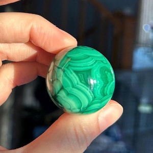 High Quality Malachite Sphere ~ Malachite Sphere ~ Beautiful Malachite Sphere ~ Malachite ~ Crystal Sphere