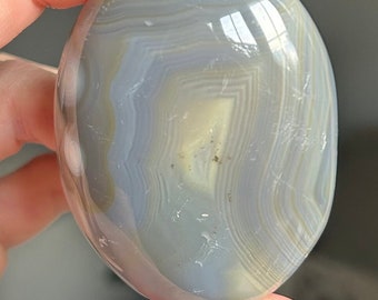 Beautiful Orca Agate Palm Stone ~ Large Orca Agate Palm Stone ~ Orca Agate ~ Agate Palmstone ~ Polished Crystal ~ Natural Crystal