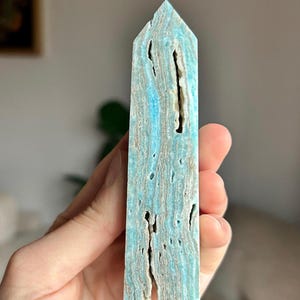 Beautiful Hemimorphite Tower ~ High Quality Hemimorphite Tower ~ Hemimorphite Obelisk ~ Hemimorphite