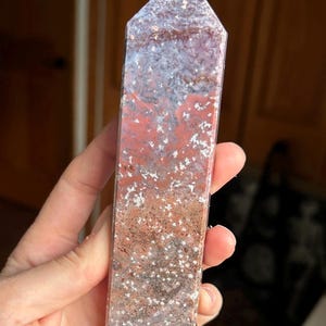 High Quality Ocean Jasper Tower ~ Ocean Jasper Tower ~ Ocean Jasper ~ Sea Jasper ~ Crystal Tower ~ Crystal Gift ~ All Chakras