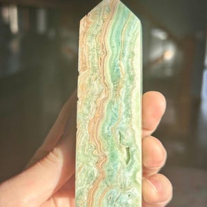 Beautiful Hemimorphite Tower ~ High Quality Hemimorphite Tower ~ Hemimorphite Obelisk ~ Hemimorphite