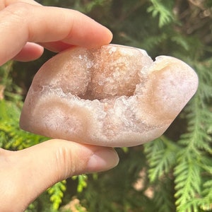 Stunning Pink Amethyst With Flower Agate Free Form ~ High Quality Pink Amethyst ~ Pink Amethyst Free Form ~ Druzy Free Form