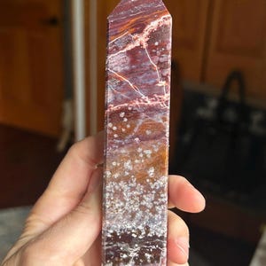 High Quality Ocean Jasper Tower ~ Ocean Jasper Tower ~ Ocean Jasper ~ Sea Jasper ~ Crystal Tower ~ Crystal Gift ~ All Chakras