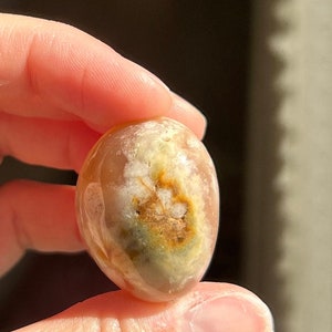 Stunning Flower Agate Tumble With Amethyst ~ High Quality Flower Agate Tumble ~ Flower Agate Tumble ~ Flower Agate