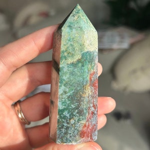 High Quality Ocean Jasper Tower ~ Gorgeous Ocean Jasper Tower ~ Colorful Ocean Jasper Tower ~ Ocean Jasper Tower ~ Ocean Jasper