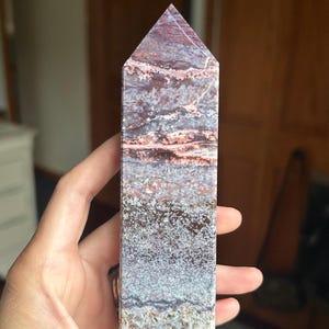 High Quality Ocean Jasper Tower ~ Ocean Jasper Tower ~ Ocean Jasper ~ Sea Jasper ~ Crystal Tower ~ Crystal Gift ~ All Chakras