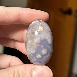 Beautiful Blue Flower Agate Tumble ~ High Quality Blue Flower Agate Tumble ~ Large Flower Agate ~ Tumbled Blue Flower Agate ~ Flower Agate