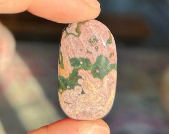 High Quality Old Stock Ocean Jasper Cabochon ~ Beautiful Orbicular Ocean Jasper Cabochon ~ Ocean Jasper Cobachon ~ Ocean Jasper