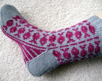 Swedish Fish sock pattern