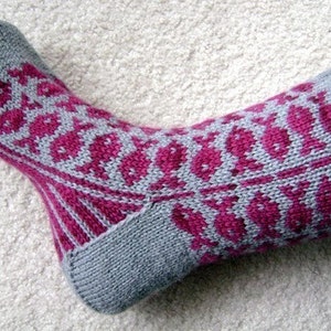 Swedish Fish sock pattern