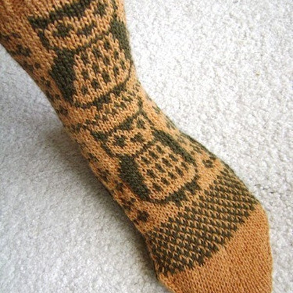 Owlsocks sock pattern