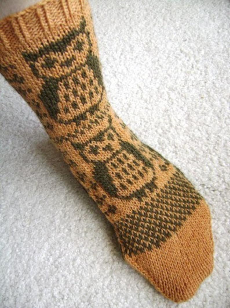Owlsocks sock pattern image 1