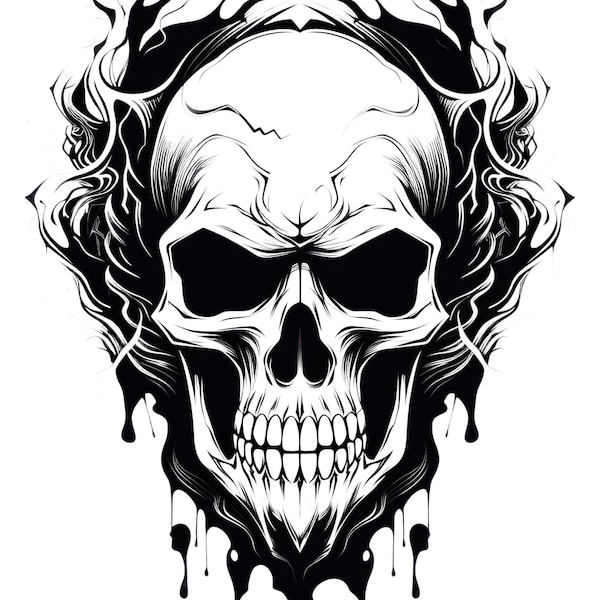 Skull | Skull Svg | Skeleton Svg | Grim Reaper | Skull Png | Skull Svg Bundle | Transparent | Instant Download | Vector |