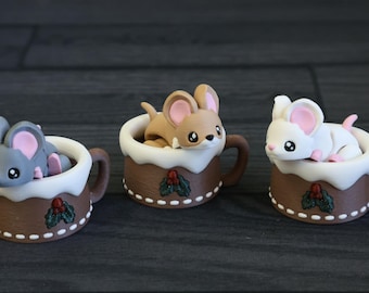 Hot Cocoa Christmas Mouse
