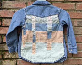 P008 - Child's Quilted Gap Chambray Shirt