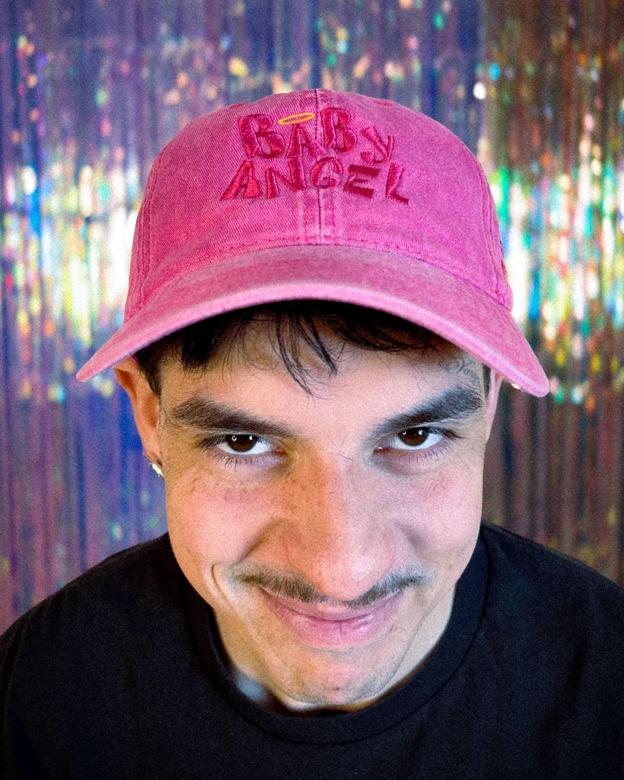Princess Angel Y2K Vintage Strap Back Hat Pink/Blue Flower Embroidered Hats Amazon.com: Disney Lilo & Stitch Girls Reversible Hat | Blue  main image 3
