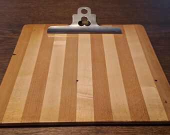 Altes F. Soennecken Nr. 169 Klemmbrett Ablage Halter Papier Holz Vintage