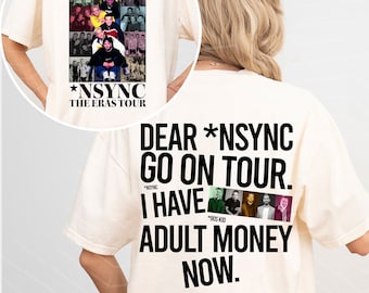 Vintage NSYNC Shirt, NSYNC Fan Gift, 90s Boy Band Sweatshirt, Nsync Eras Tour Shirt, Music Tour 2024 Shirt Gift for Fans