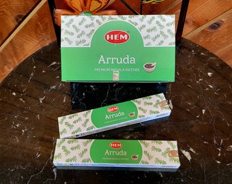 ARRUDA Incense Sticks --- Masala Incense from HEM --- 15 gram package